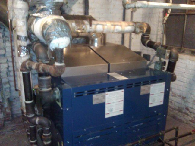 Commercial Dunkirk Boiler Installation by D's Air & Heating